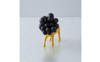 Bubble Dog Figurine Glossy Abstract Dog Figurine Painted Finish