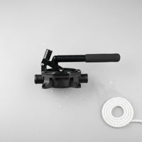 Manual Diaphragm Pump Aluminum Handle Lifeboat Sewage Pump Portable for Boaters