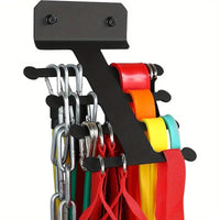 Resistance Band Rack - Gym Equipment Storage Rack, Multi-functional Fitness Organizer for Home Gym