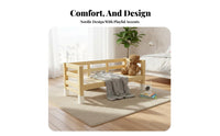Paint-without Paint Splicing Bed Solid Wood Bed Extender Stable and Sturdy Bedside Co-Sleeping Crib for Infants, Toddlers, Parents, Nursery, Bedroom, Home
