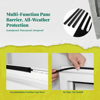 Aluminum door gasket, soundproof