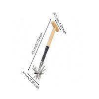 Manual Rotary Tiller T-Handle Soil Crumbler Lightweight