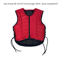 Horse Riding Protective Vest Contoured Design Equestrian Body Protector