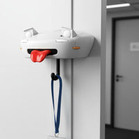 Spring-up Headlight Key Holder LED Light Car Shaped Wall Hook Easy to Install
