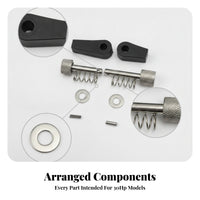 Black Plastic Outboard Motor Control Connector Kit Knurled Motor Control Linkage Hardware Adjustment Pieces Connector Block Kit Compression Springs