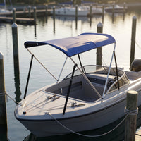 Boat with Metal Frame 600D   Top with Frame Foldable Boat   Top for Anglers, Fishing Boats, Speedboats