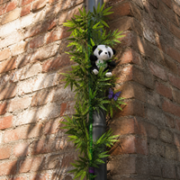Artificial Bamboo & Birch Vine Pipe Cover Decoration for Indoor/Outdoor Use
