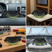 Mechanical Vehicle Inclinometer Compact Car Inclinometer Easy to Read Angle Gauge No-Power for Dashboard