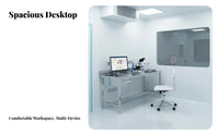 Lab Work Table with Drawers Heavy Duty Stainless Steel Table with Drawers Anti Stainless Steel Desk for Workshop Cleanroom, Warehouse