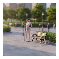 1/64 Scale People Figurine Highly Detailed Miniature Scene People Model