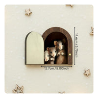 Door Wall Decal Whimsical Design Fairy Door Easy to Install for Playroom