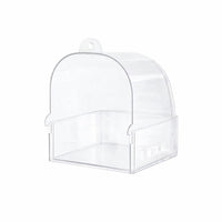 Bird Bath Tub for Cage, Transparent Bird Bath Drawer, Spacious Bird Bath Cage, Pet Bird Bath Box, Hanging Bathtub Bird Cage, 