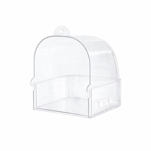 Bird Bath Tub for Cage, Transparent Bird Bath Drawer, Spacious Bird Bath Cage, Pet Bird Bath Box, Hanging Bathtub Bird Cage, 