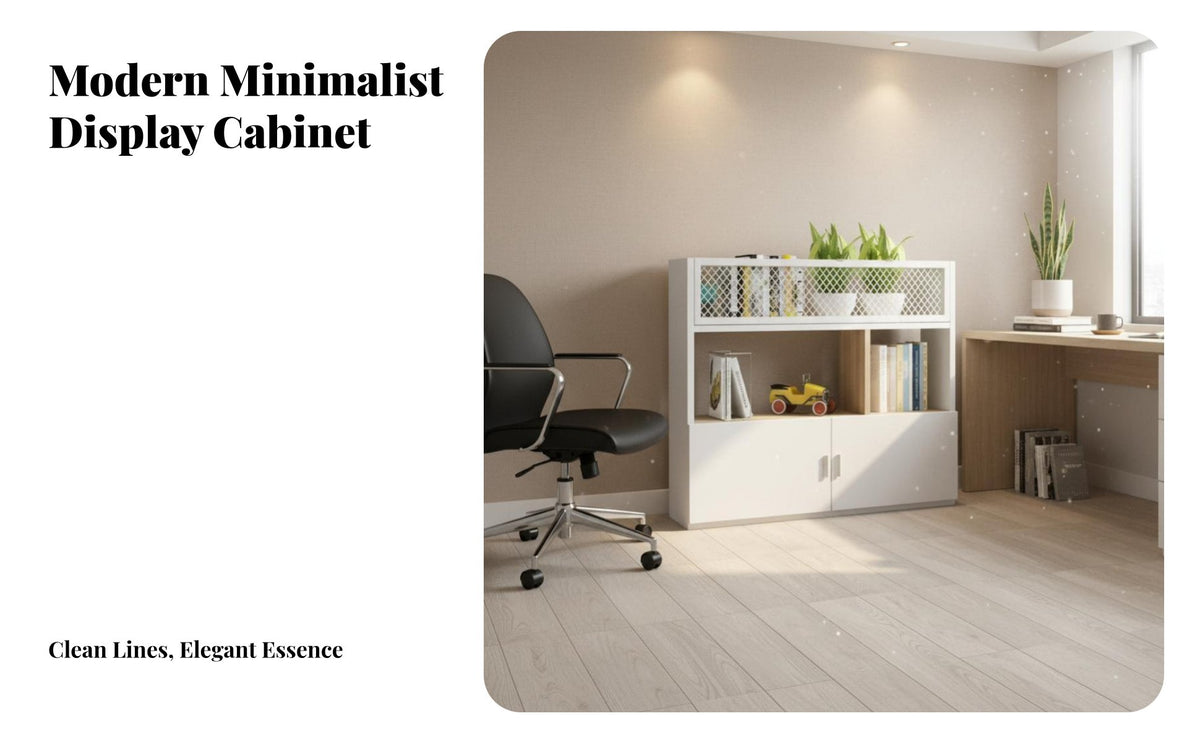 Simple Design Freestanding Partition Cabinet Multi-Functional Room Divider Large Capacity Storage Furniture Long-Lasting for Office Workers, Apartment Dwellers, Homeowners, Commercial Space, Study, Bedroom