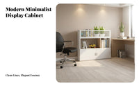 Simple Design Freestanding Partition Cabinet Multi-Functional Room Divider Large Capacity Storage Furniture Long-Lasting for Office Workers, Apartment Dwellers, Homeowners, Commercial Space, Study, Bedroom