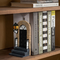 European Style Door Bookend Vintage Creative Home Decor Resin Craft