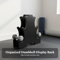 Detachable 3 Tier Dumbbell Rack Space Saving Dumbbell Tree Rack Easy Assembly for Home Gym Users