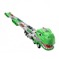 Unfoldable Transformable Dinosaur Truck Alloy Cars Dinosaur Head Truck Toy Open Mouth Kids Plaything Multi-Level for Children