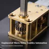 High Turning Power Gear Motor With | Vertical Output Shaft, Worm Gear Motor, for Robotics