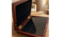 Wooden Wind Plate Case 6 Wind Plate Storage Box Holder for Instrumentalists