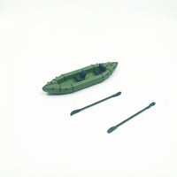 Inflatable Boat Model Molded Details 2 Person Inflatable Raft Includes Oars