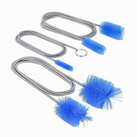 3 Pieces Drain Cleaning Brush Set Nylon Bristles Pipe Cleaning Brush Reusable