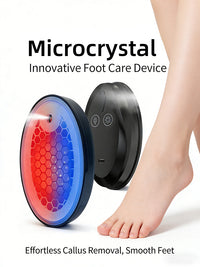 Electric Callus Remover Foot File with Red and Blue Light