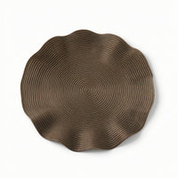 Round Placemat with Edge Sturdy Placemats Safeguarding for Restaurant
