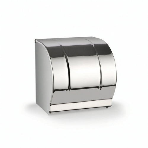 Toilet Tissue Holder with Shelf Enclosed Hardware