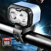 USB Rechargeable Bike Light Quick-Release LED Cycle Headlight Aluminum Alloy