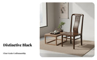 New Chinese design Z-Leg Armchair Mortise and Tenon Joint Dining Chair Ergonomic supportrest Seating Furniture contourd Armrests for Homeowners, Restaurant Owners, Design lovers, Tea Room, Hotel Lobby
