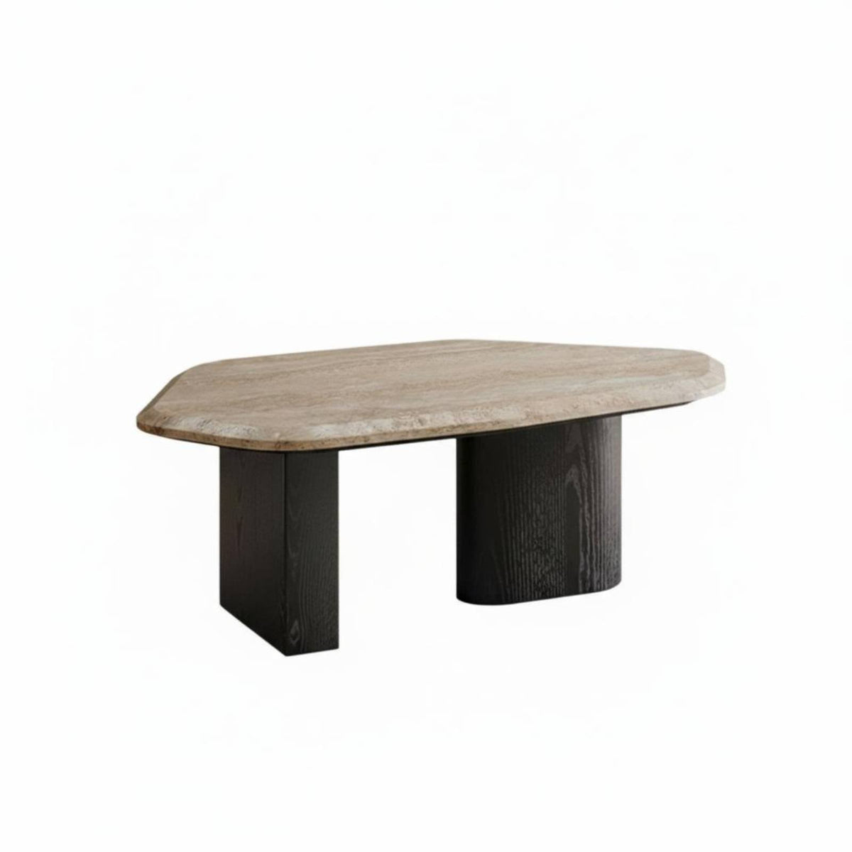 Wabi-Sabi aesthetic Sculptural Low Table Natural Aesthetic Bean-Shaped Coffee Table Irregular Shape Living Room Furniture Minimalist Design for Apartment Dwellers, Homeowners, Interior Designers, Lounge Area, Home Office, Bedroom
