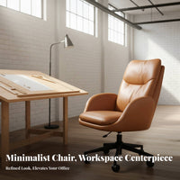 Highspine support managerial Chair Modern design Office Furniture 360-Degree rotate effortlessRolling Casters for Remote Workers