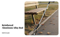 Long Handle Trash Picker Extended Reach Aluminum Alloy Grabber Tool Lightweight Trash Picker for Persons, Garden