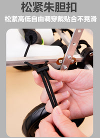 宠物轮椅瘫痪后腿助力车猫狗康复辅助车后肢推车助行车跨境代发XJ