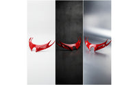 Symmetrical Front Wind Wing Fairing Aerodynamic Motorcycle Front Fairing with Mounting Holes Downforce Winglet Stable for Track Days