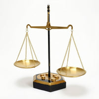 Balance Scale Ornament Metallic-Looking Table Decoration Lightweight for Office