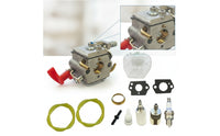 Sawing Equipment Carburetor Kit with Ignition Plug Sturdy Parts Resistant