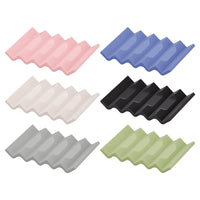 Food-Grade Silicone Soap Dish with Drainage Ripple Design