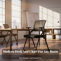 foldable top Mobile Table Foldable Training Desk Space-Saving for Students, Trainers
