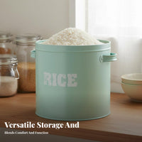 Moisture-Proof Large Capacity Rice Container Multi-Purpose Rice Storage Bin Long-Lasting for Pantry, Laundry Room
