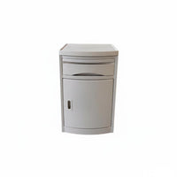 Patient Room Nightstand Easy to Clean Hospital Furniture Side Hooks for Patients