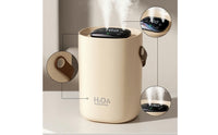 Double-Outlet Humidification Humidifier Compact Portable Humidifier Automatic Shut-off for Office Workers, Students, Bedroom, Dorm Room