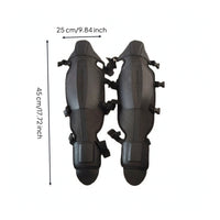 Adjustable Plant Trimming Shin Guards Cushioned Shin Guards with Knee Coverage Secure Leg Protectors Slimline for Brush Cutting, Gardening