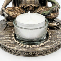 Cernunnos Tealight Holder Statue, Resin