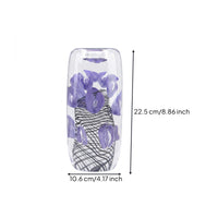 Petal Glass Candle Holder Luxury Glass Candle Holder High Clearness Home Decor for Hotel