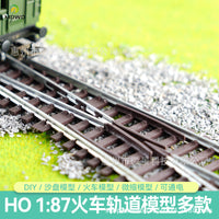 微缩火车模型沙盘仿真铁轨道砟工具手工模型DIY情景素材HO