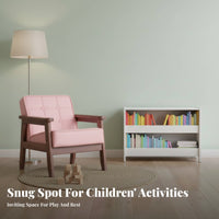 Crownsupport Plush Chair Sturdy Construction children's Furniture for Preschoolers