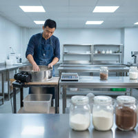 Vibrating Sieve Shaker Round Tabletop Sieve Machine Automatic Operation