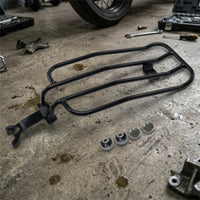 Motorcycle Rear Rack Fixed-Mount Rear Luggage Rack High-Support Motorcycle Cargo Carrier for Riders